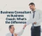 business consultant vs business coach