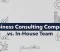 Business consulting company vs in-house team