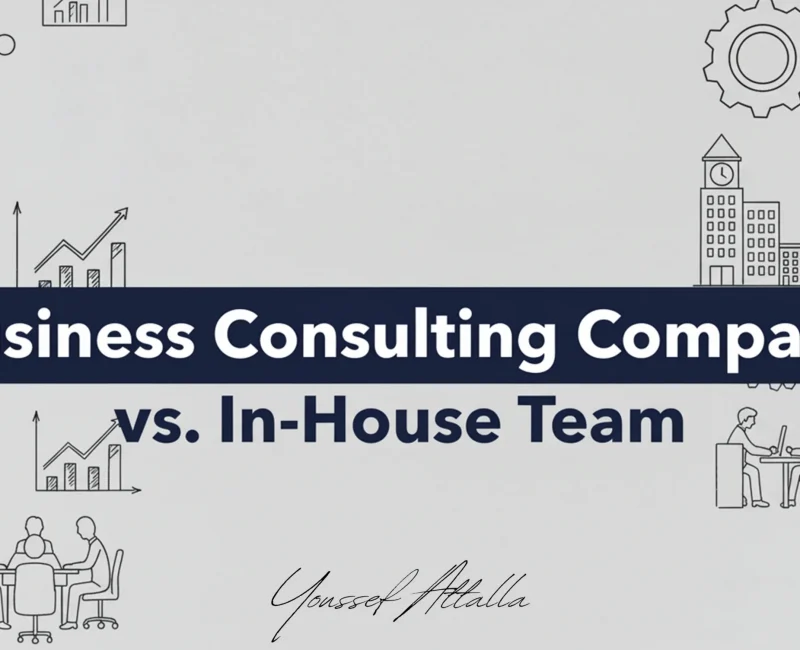 Business consulting company vs in-house team